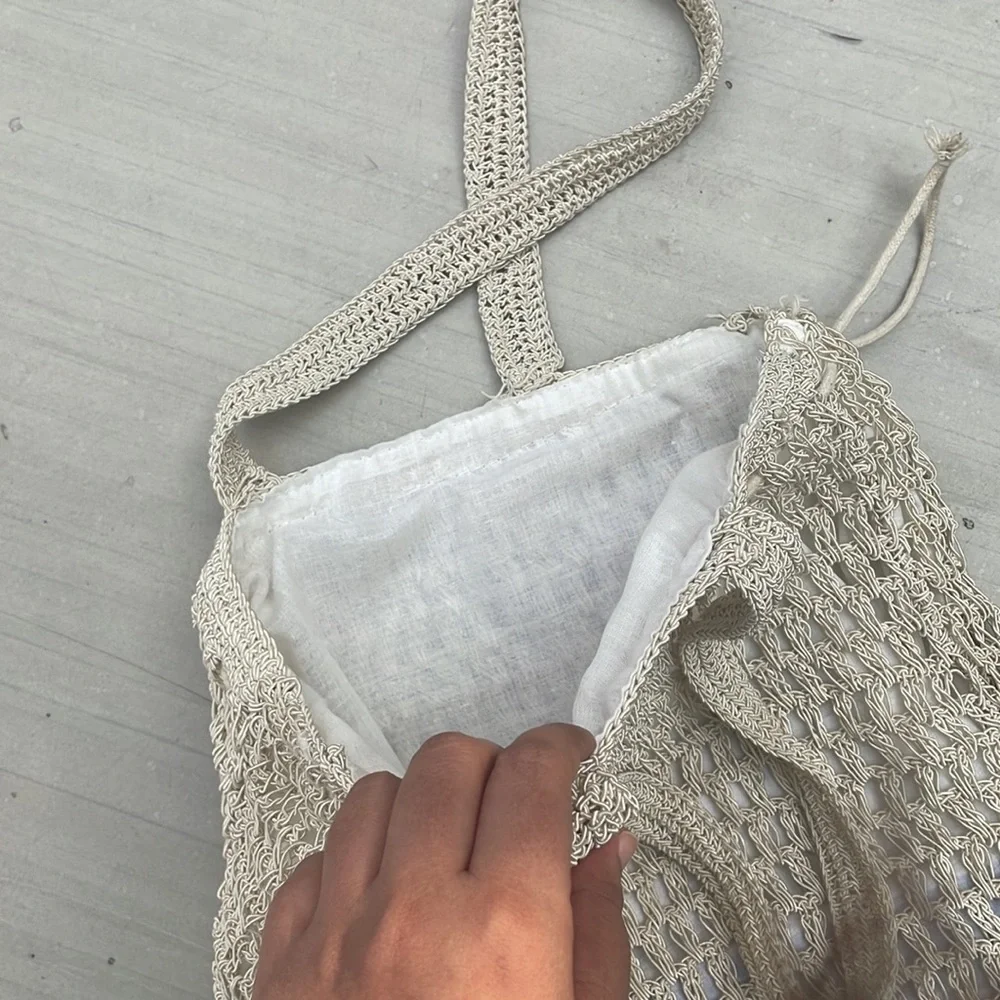Hand-crafted* Jute tote bag - Picture 7 of 11